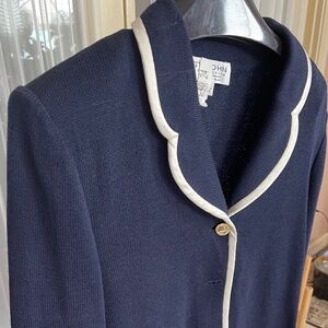 3 pieces: St. John - Jacket, straight skirt, and long pants